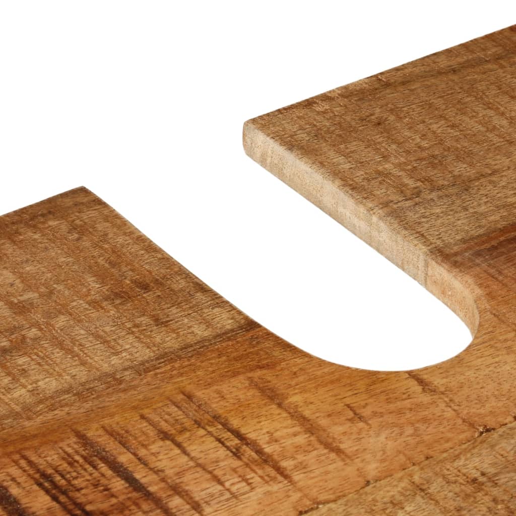 Donji ormarić za sudoper 55x35x60 cm željezo i puno mango drvo - number 7.