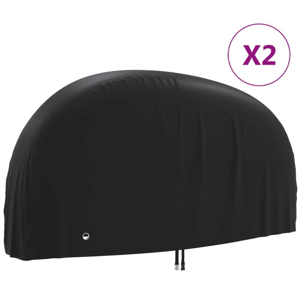 Cykelovertræk 2 stk. 200x70x110 cm 190t oxfordstof - number 1.