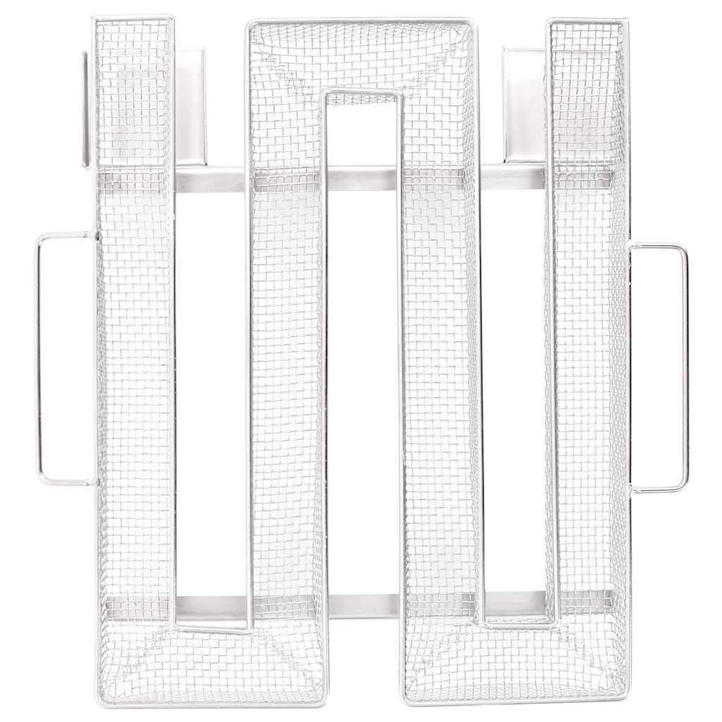 Cold smoke generator 22.5 cm four sides of stainless steel - number 4.