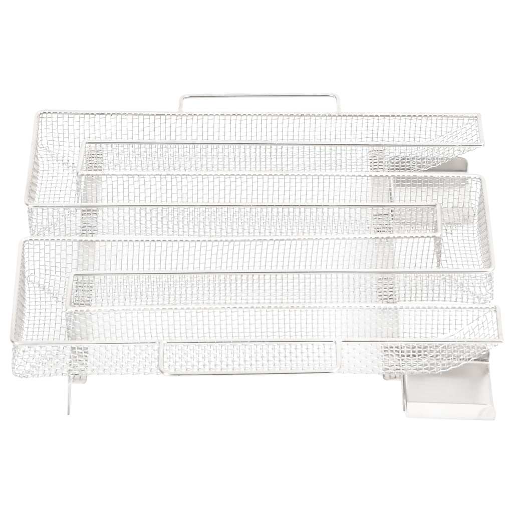 Cold smoke generator 22.5 cm four sides of stainless steel - number 3.