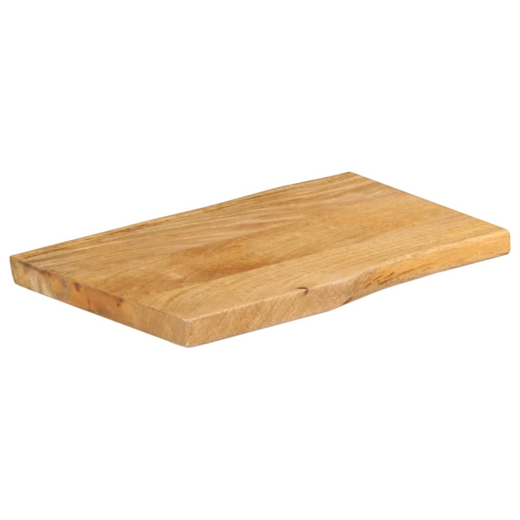 Tabell top 60x40x2,5 cm naturlig kant mangotre - mango tree (naturlig), 60 x 40 cm, 1, 25 mm - number 2.