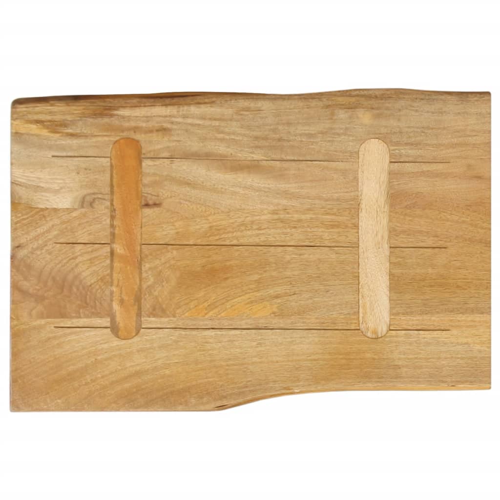 Tabell top 60x40x2,5 cm naturlig kant mangotre - mango tree (naturlig), 60 x 40 cm, 1, 25 mm - number 5.