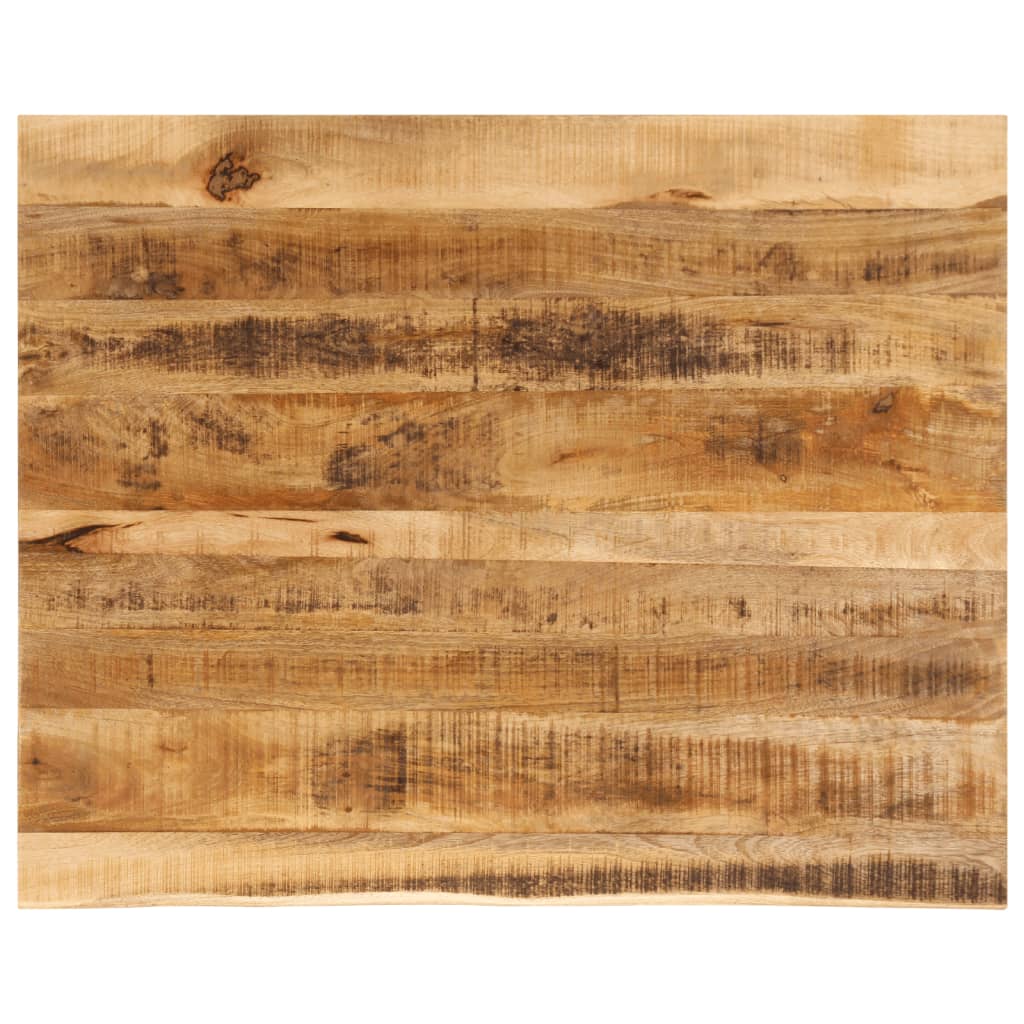 Blat stołu 90x80x3,8cm naturalna krawędź - kolor naturalny, 80 x 60 x 3,8 cm, 1, lite drewno mango surowe - number 1.