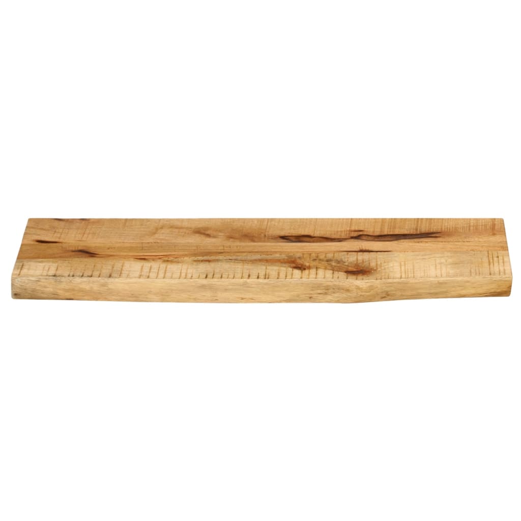 Bordplate 90x40x2,5 cm naturlig kant - naturlig farge, 90 x 40 x 2,5 cm, 1, solid grovt mangotre - number 3.