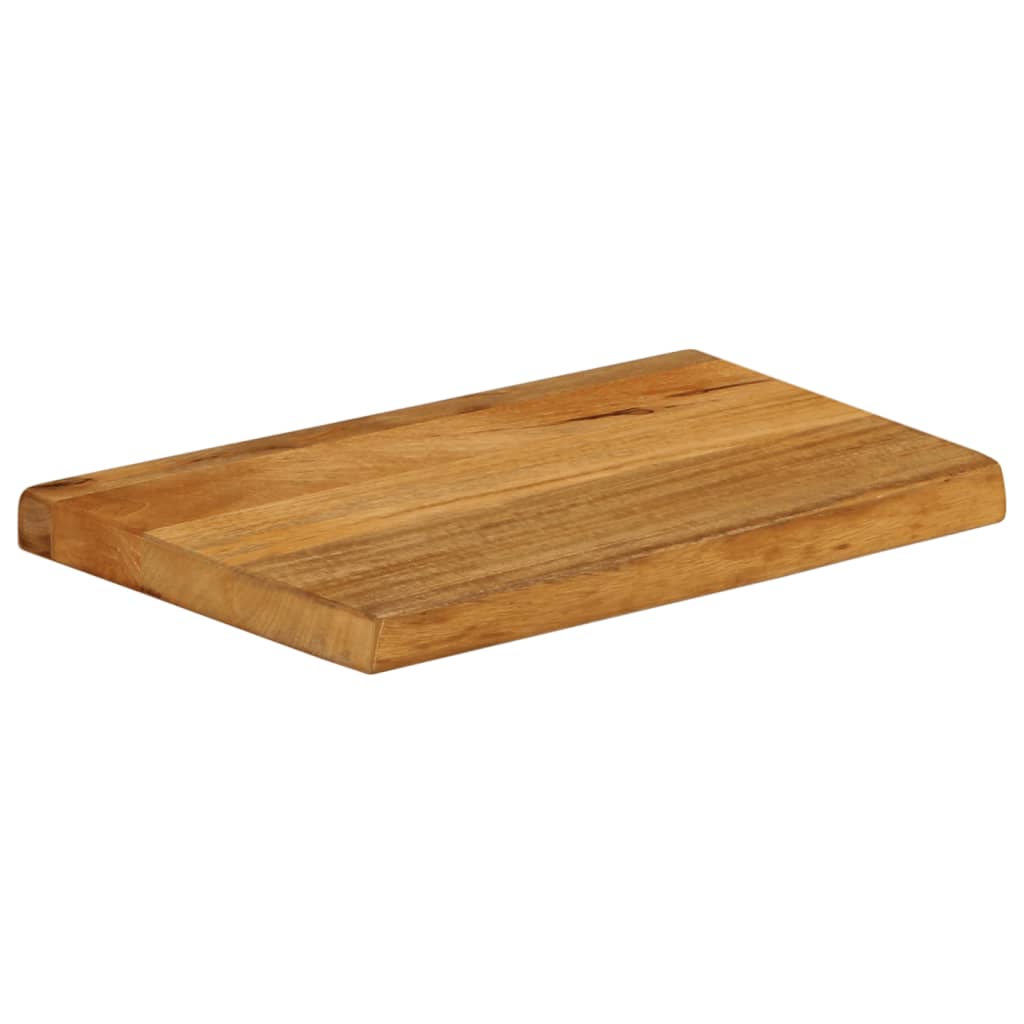 Bordplate 40x30x2,5 cm naturlig kant - eikfinish, 40 x 30 x 2,5 cm, 1, solid mango -tre - number 2.