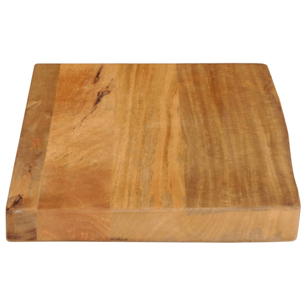 Bordplate 40x30x2,5 cm naturlig kant - eikfinish, 40 x 30 x 2,5 cm, 1, solid mango -tre - number 4.