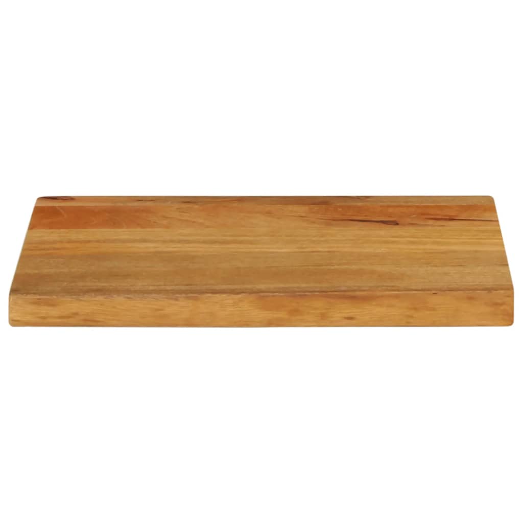 Bordplate 40x30x2,5 cm naturlig kant - eikfinish, 40 x 30 x 2,5 cm, 1, solid mango -tre - number 3.