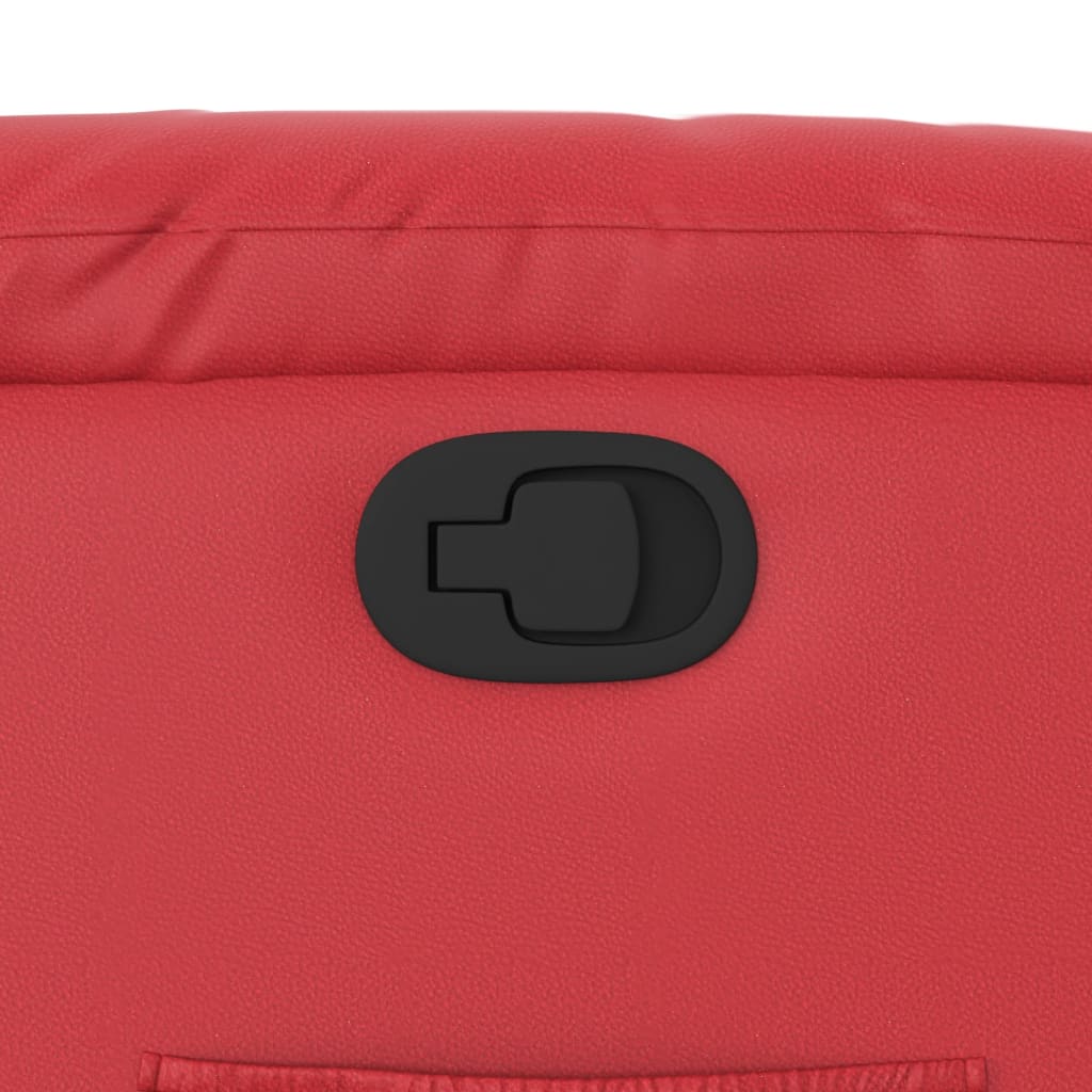 Løftestol kunstlæder - rød, 1, manuel tilbagelæningsfunktion, nej - number 11.