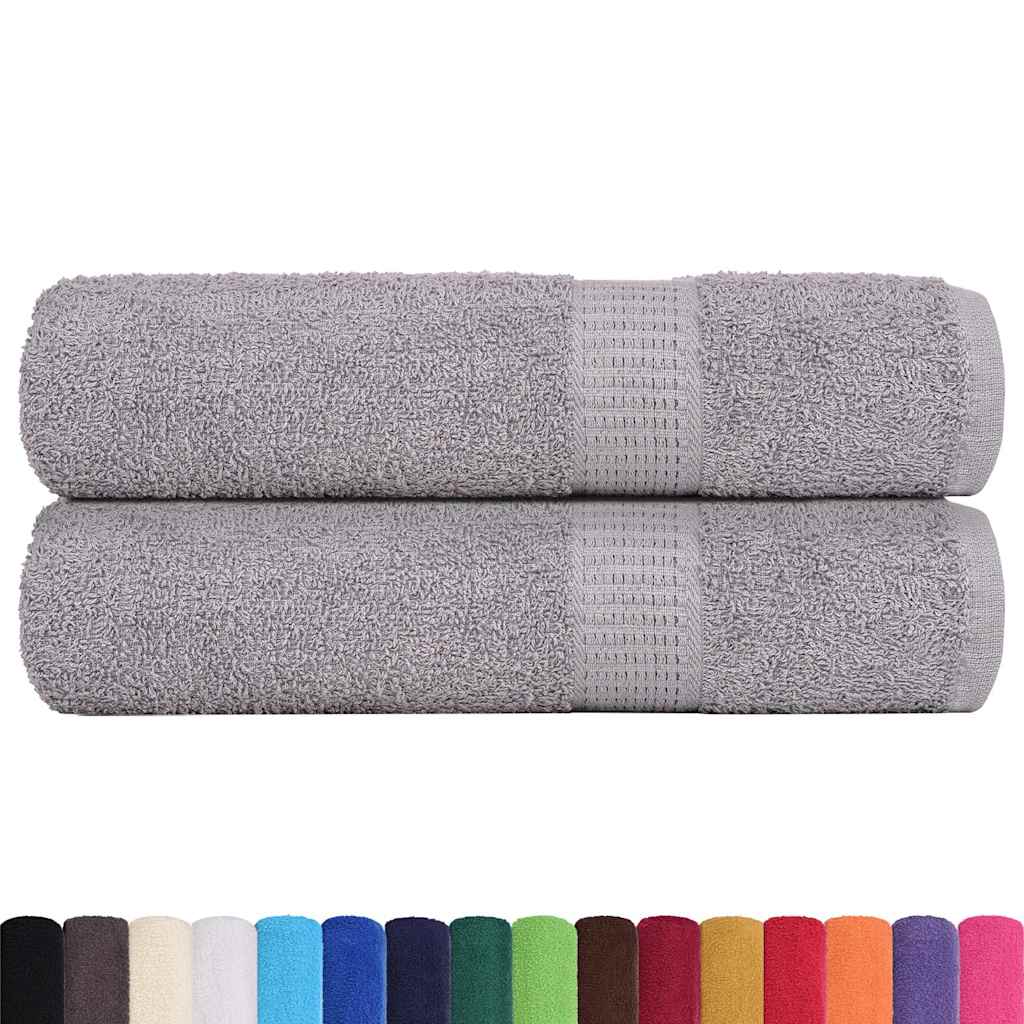 Towels pcs. 360 g/m2 100 % cotton - gray, 70 x 140 cm, 2 - number 2.