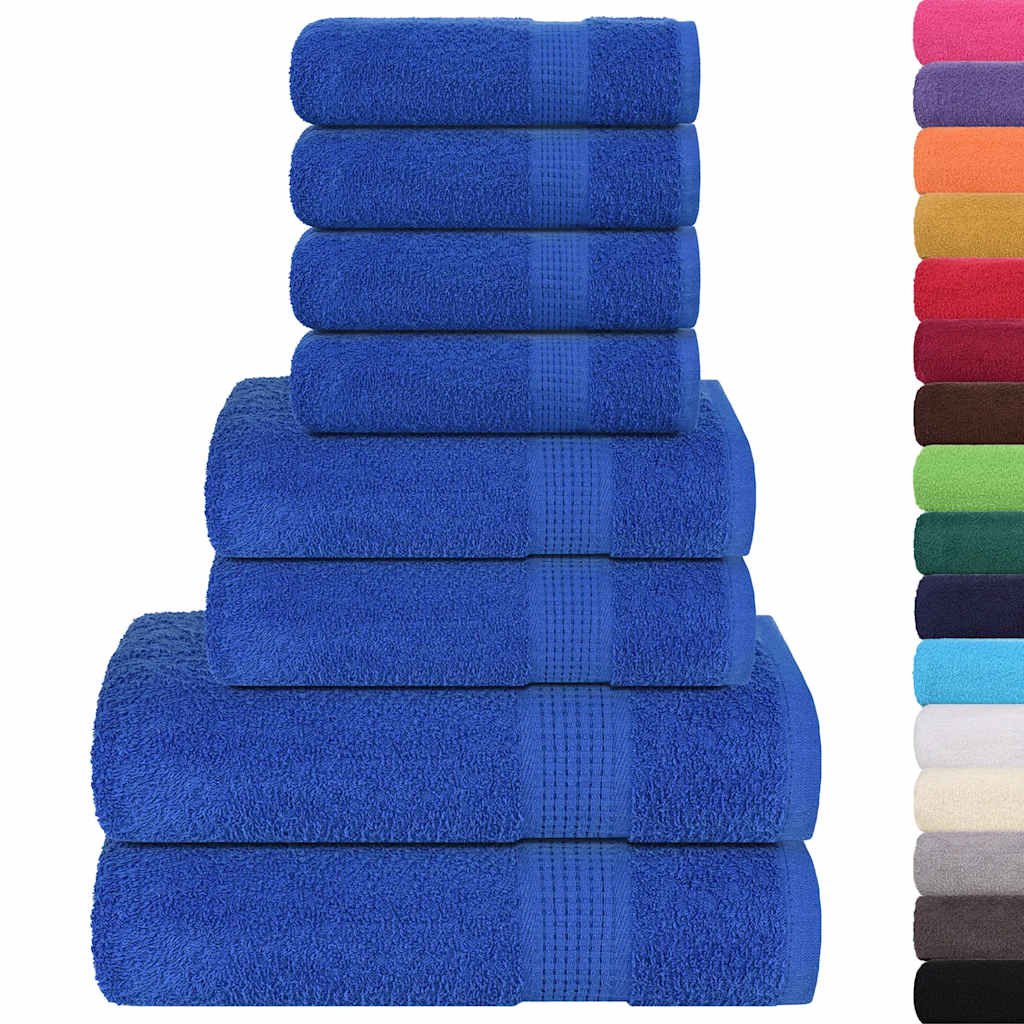 Serviettes 8 pcs. 360 g/m2 100% coton - bleu, 1 - number 2.