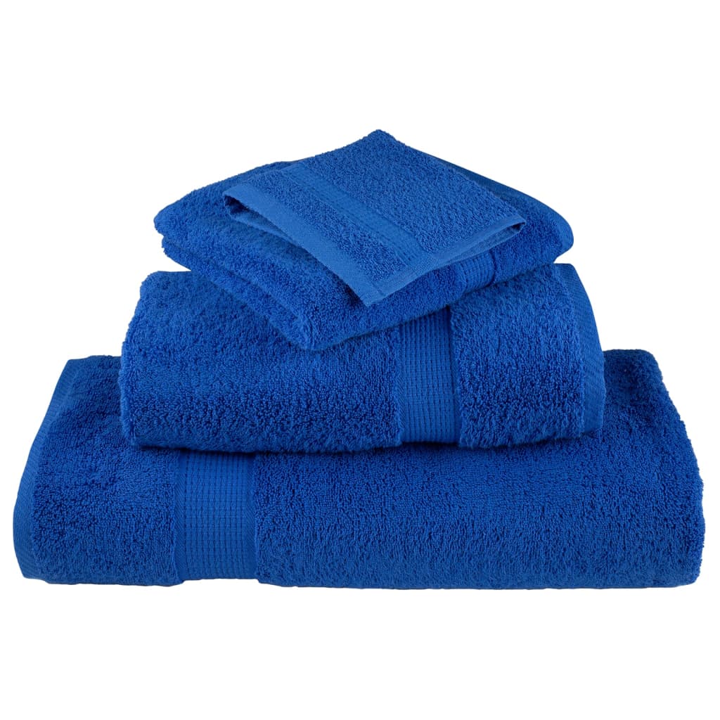 Towels solund pcs. premium 600 g/m2 - blue, 30 x 30 cm, 4 - number 4.