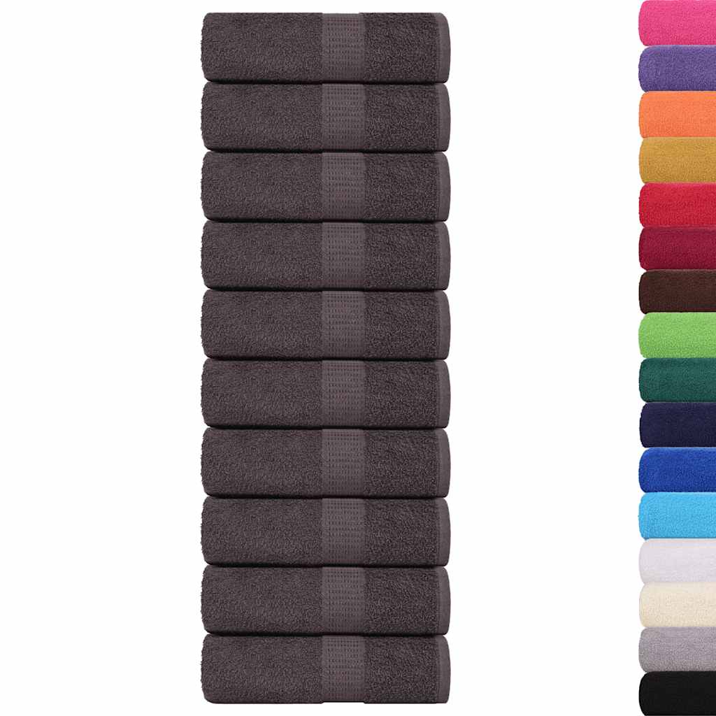 Guest towels 50pcs. 360g/m² 100% cotton - anthracite grey, 30 x 50 cm, 50 - number 2.