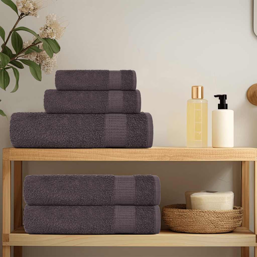Guest towels 50pcs. 360g/m² 100% cotton - anthracite grey, 30 x 50 cm, 50 - number 3.