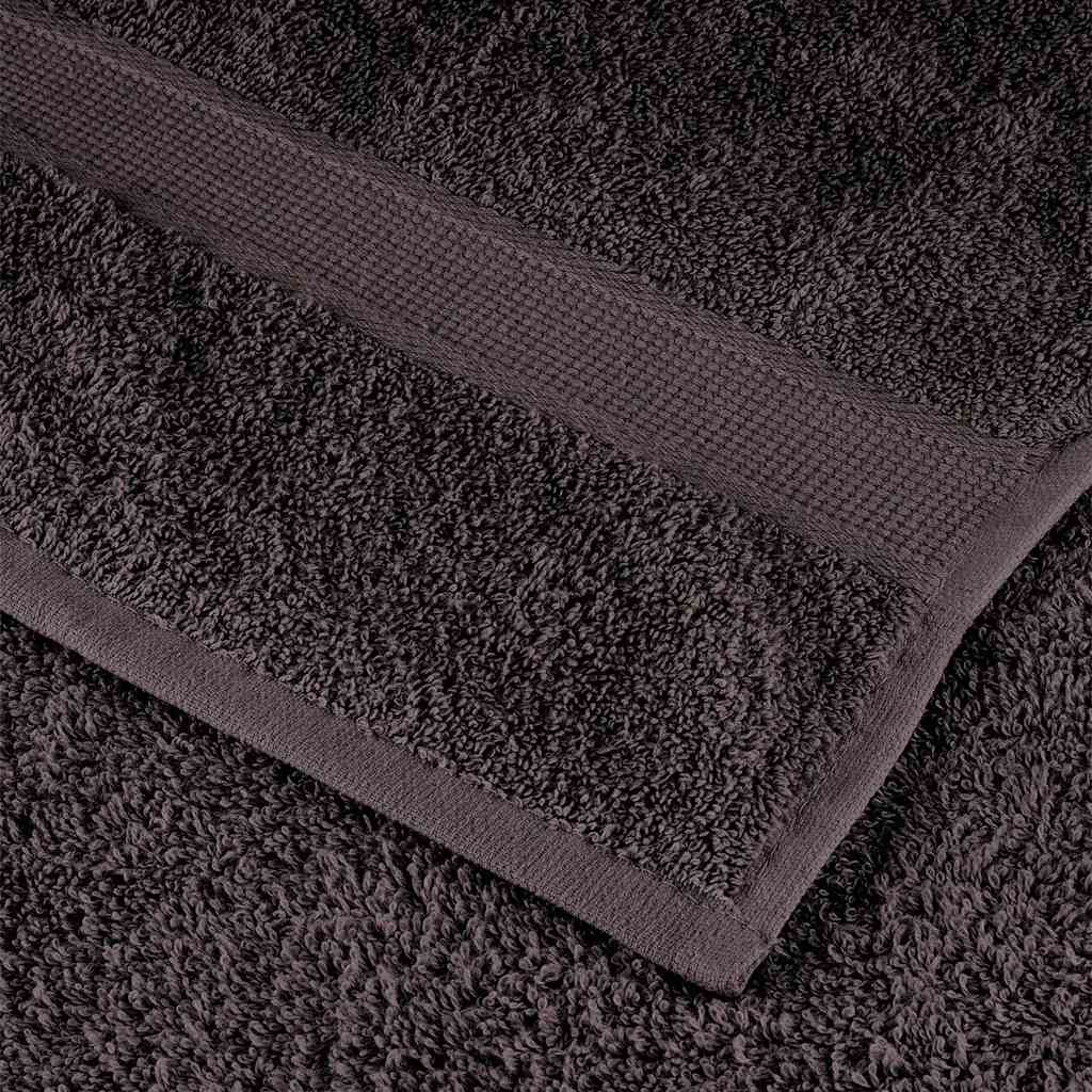 Guest towels 50pcs. 360g/m² 100% cotton - anthracite grey, 30 x 50 cm, 50 - number 6.