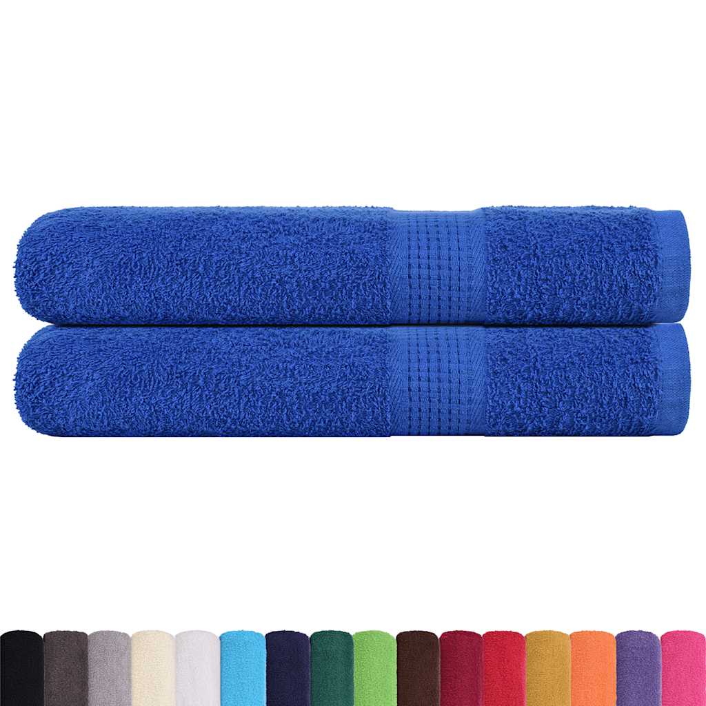 Towels pcs. 360 g/m2 100% cotton - blue, 100 x 200 cm, 2 - number 2.