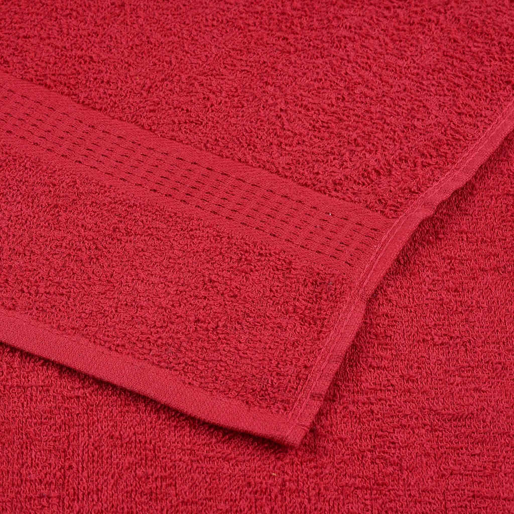 Serviettes de sauna 2 pièces 360 g/m2 100 % coton - rouge, 80 x 200 cm, 2 - number 6.