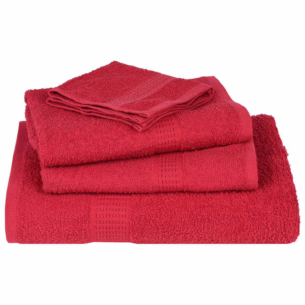 Towels pcs. 360 g/m2 100% cotton - red, 100 x 200 cm, 2 - number 4.