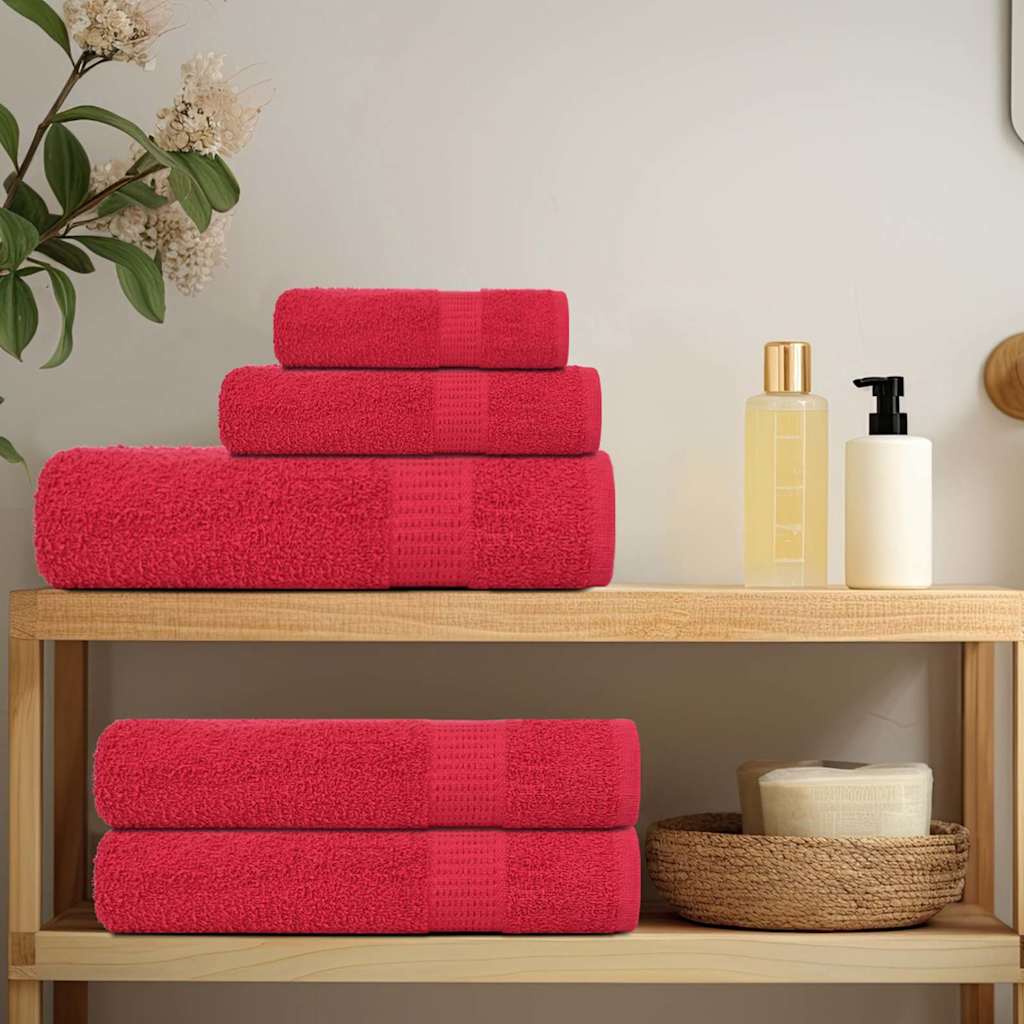 Towels pcs. 360 g/m2 100% cotton - red, 100 x 200 cm, 2 - number 3.