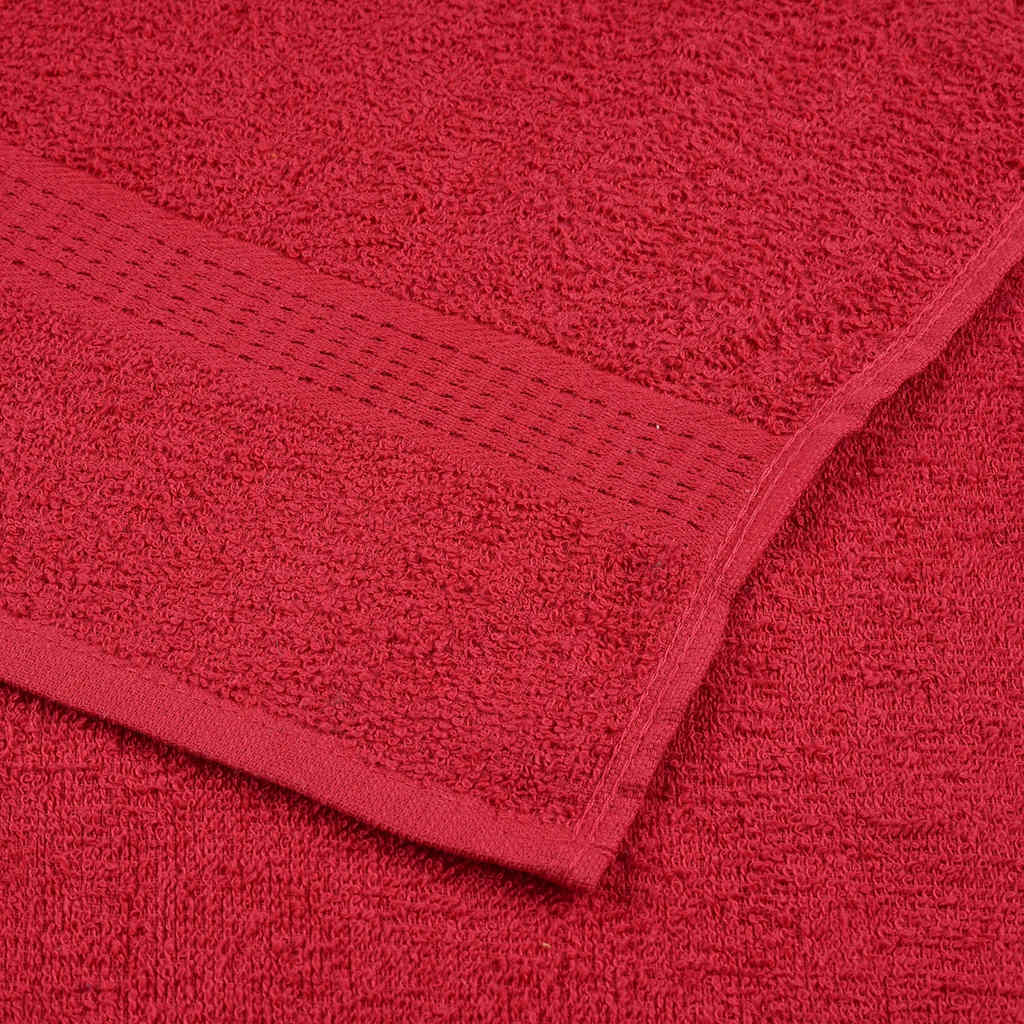 Towels pcs. 360 g/m2 100% cotton - red, 100 x 200 cm, 2 - number 6.