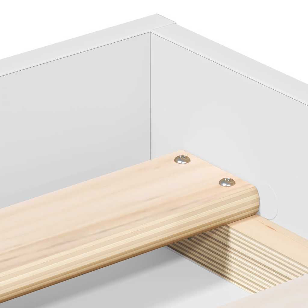 Sengeramme - hvid, 90 x 190 cm - number 8.