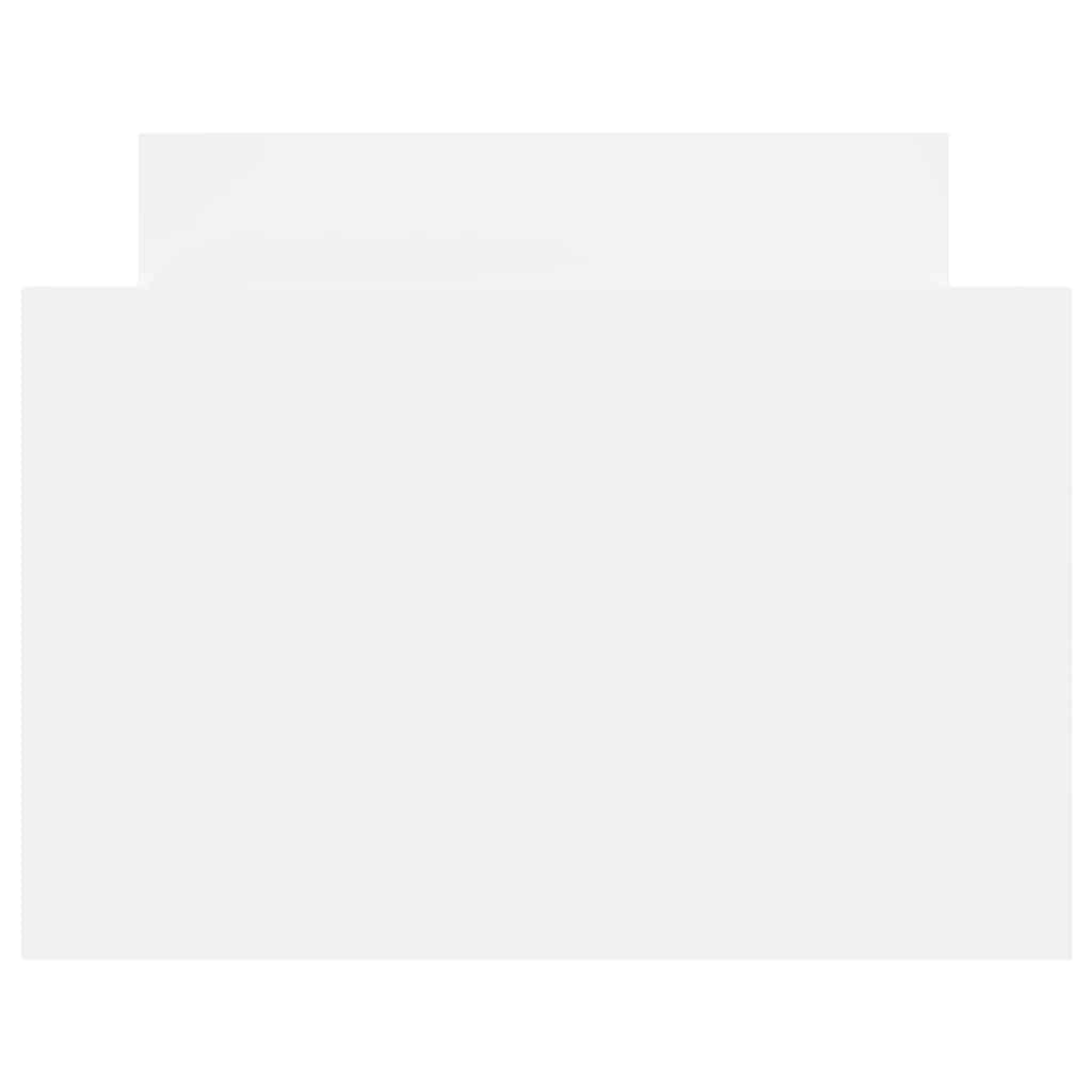 Rám postele s čelem a podnožkou - bílá, 90 x 190 cm - number 6.