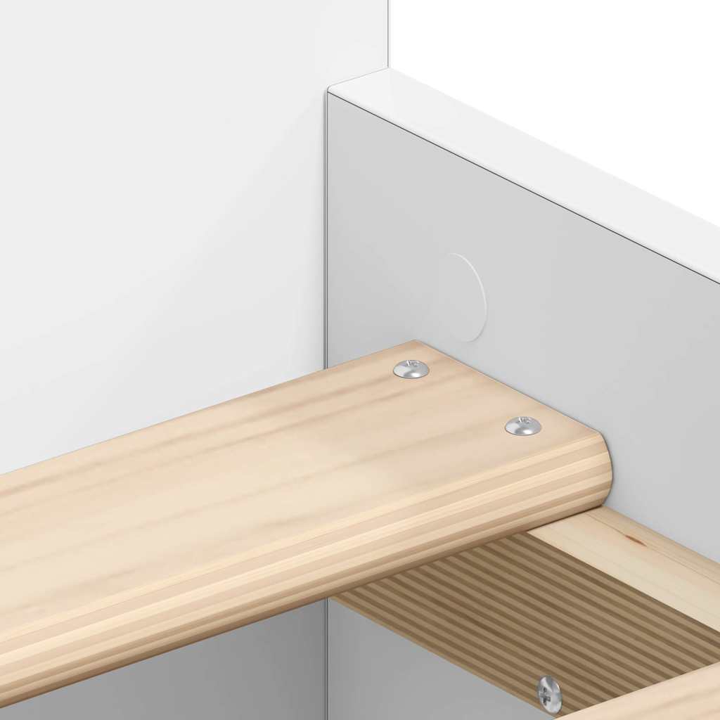 Rám postele s čelem a podnožkou - bílá, 90 x 190 cm - number 9.