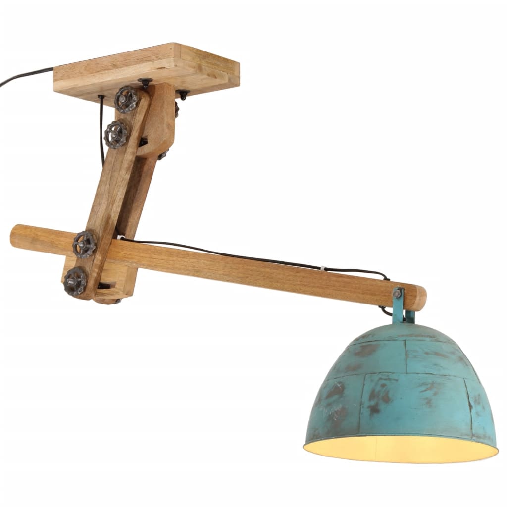 Ceiling lamp 105x30x65-108 25 w e27 patinated blue - number 1.