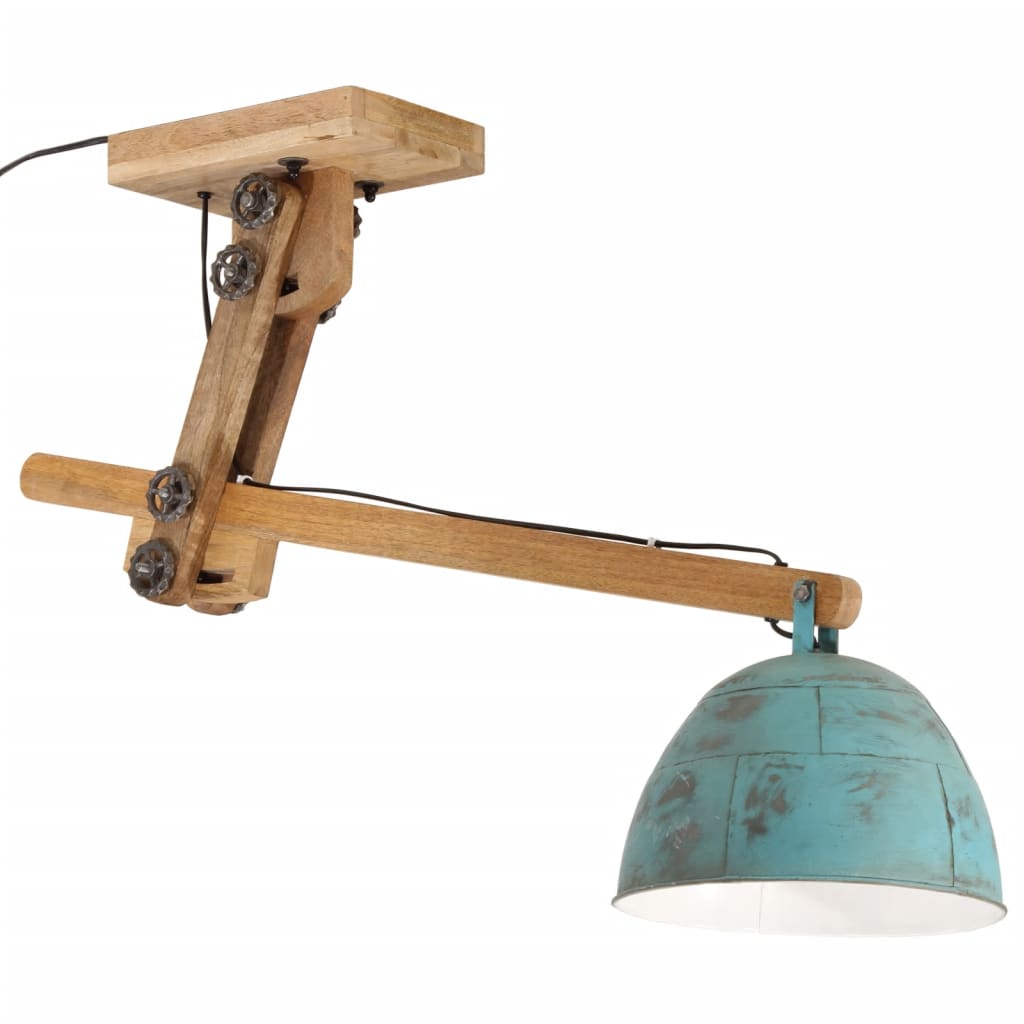 Ceiling lamp 105x30x65-108 25 w e27 patinated blue - number 2.