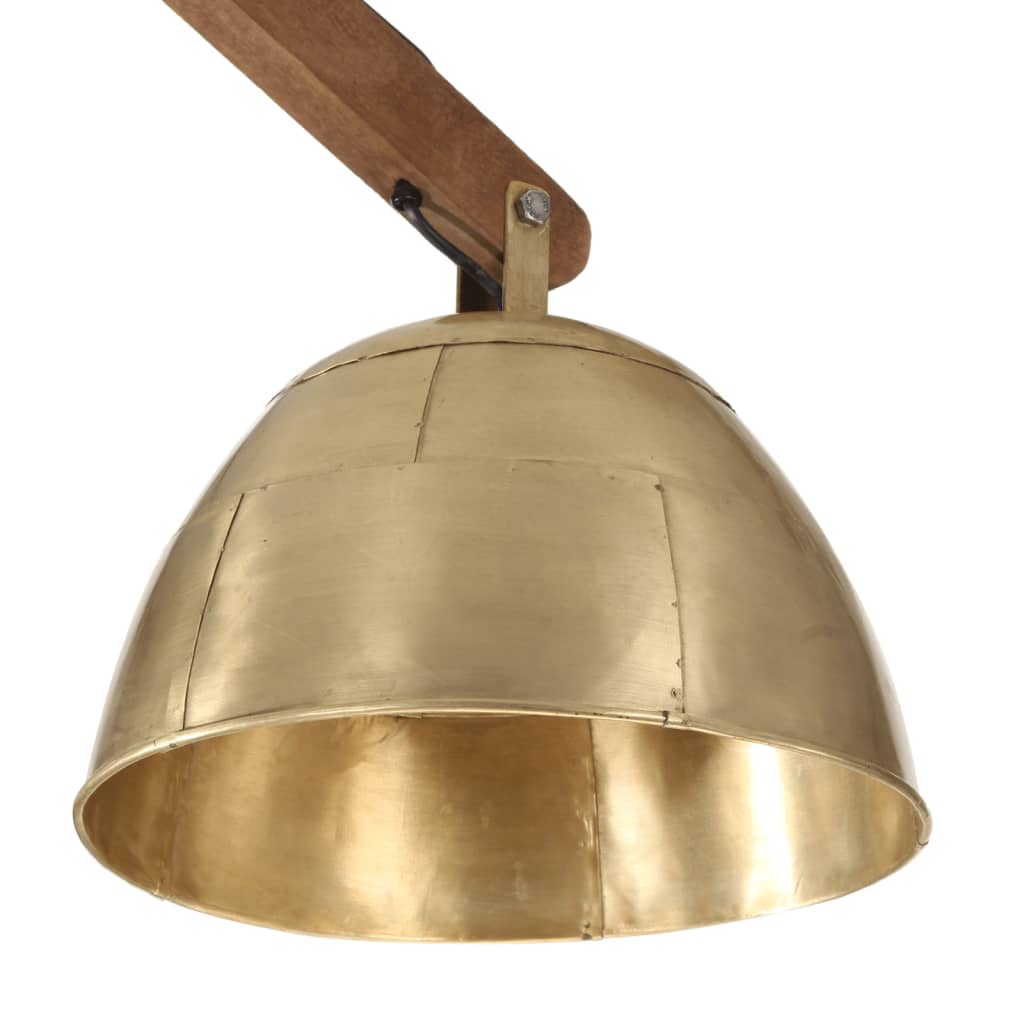 Ceiling lamp 29x18x85 cm 25 w e27 antique brass colour - number 5.