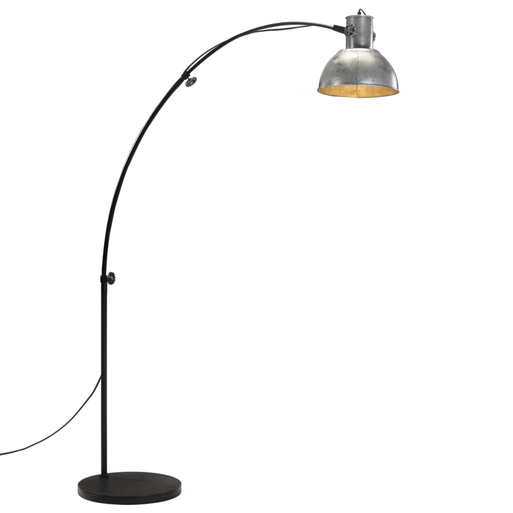 Gulvlampe 150 cm 25 w e27 vintagesølv - number 1.