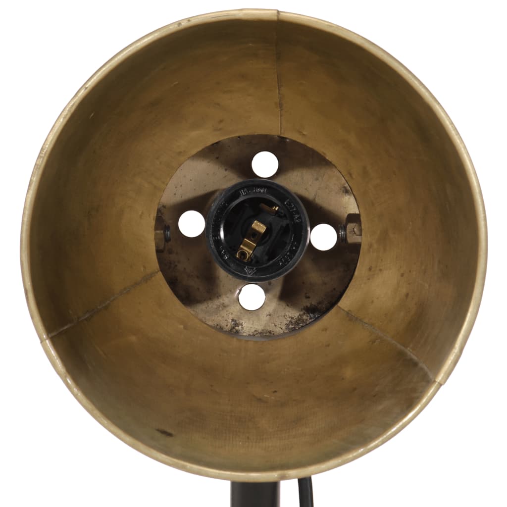 Lampe de bureau 17x17x60 cm 25 w e27 couleur laiton antique - number 6.