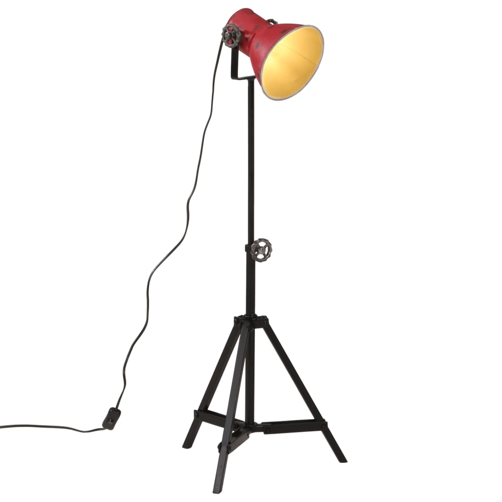 Gulvlampe 25 w 35x35x65/95 cm e27 rustik - rød, 1, x - number 1.