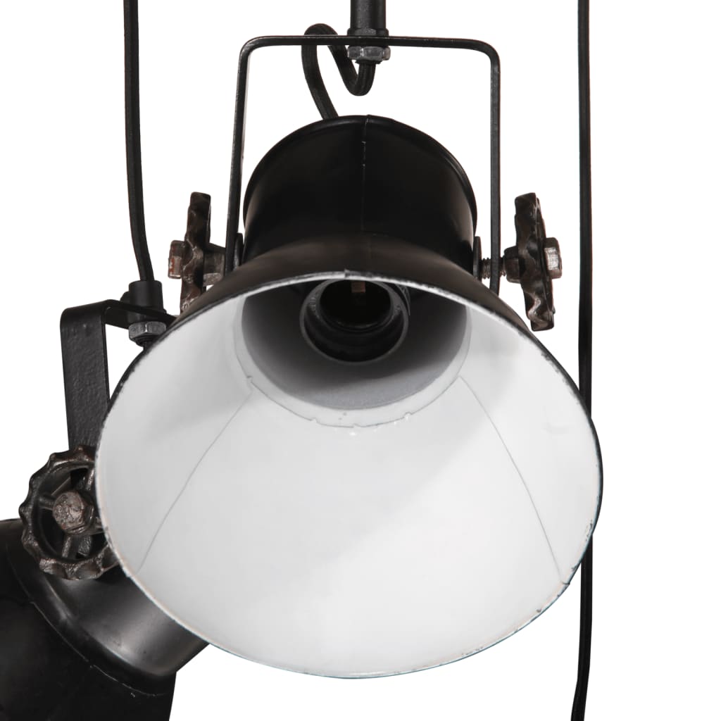Suspension 25 w ronde 30x30x100 cm e27 noir - number 4.