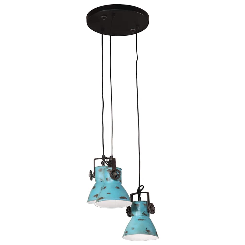 Pendant light 25 w 30x30x100 cm e27 rustic blue - number 2.