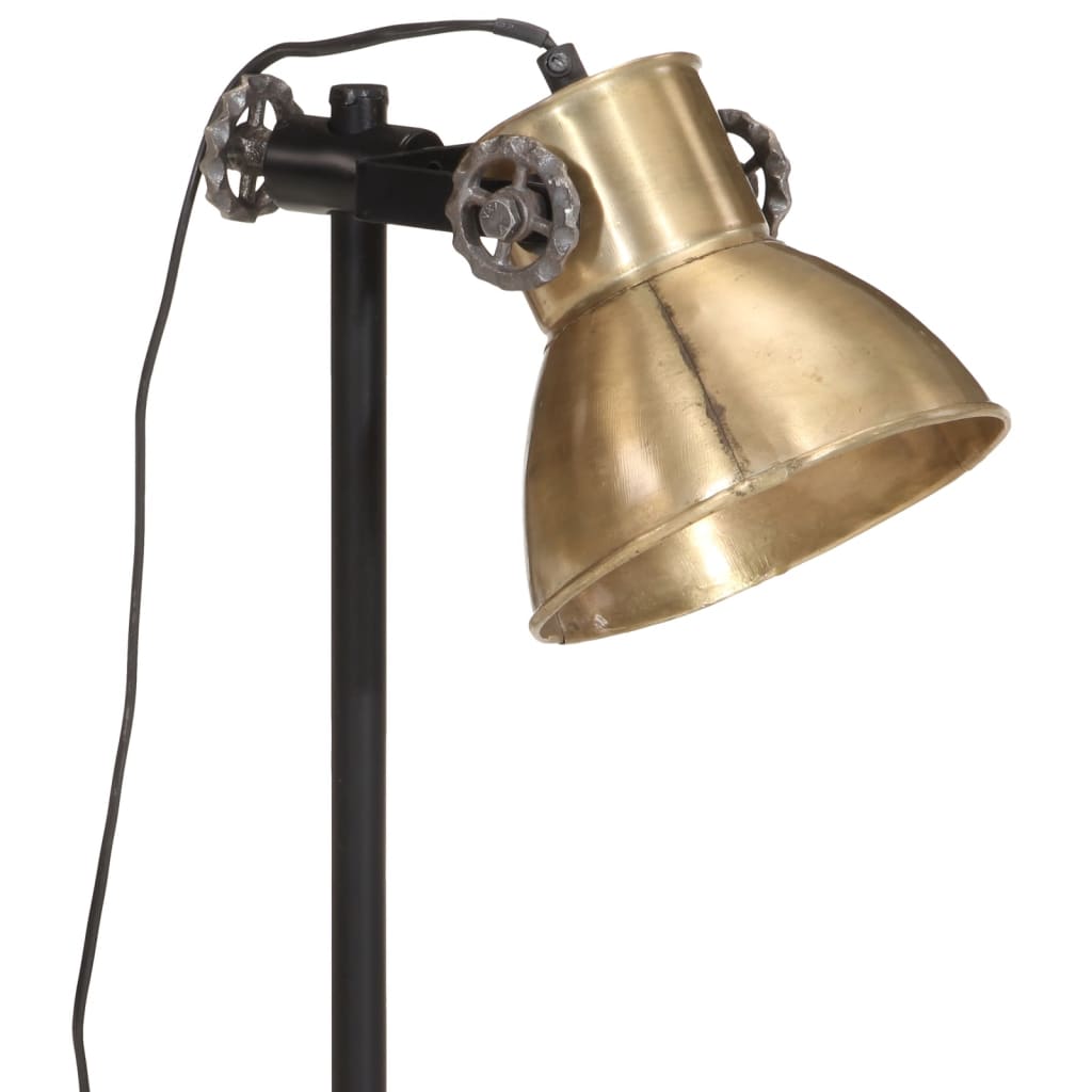 Lampe de bureau 15x15x55 cm 25 w e27 couleur laiton antique - number 8.