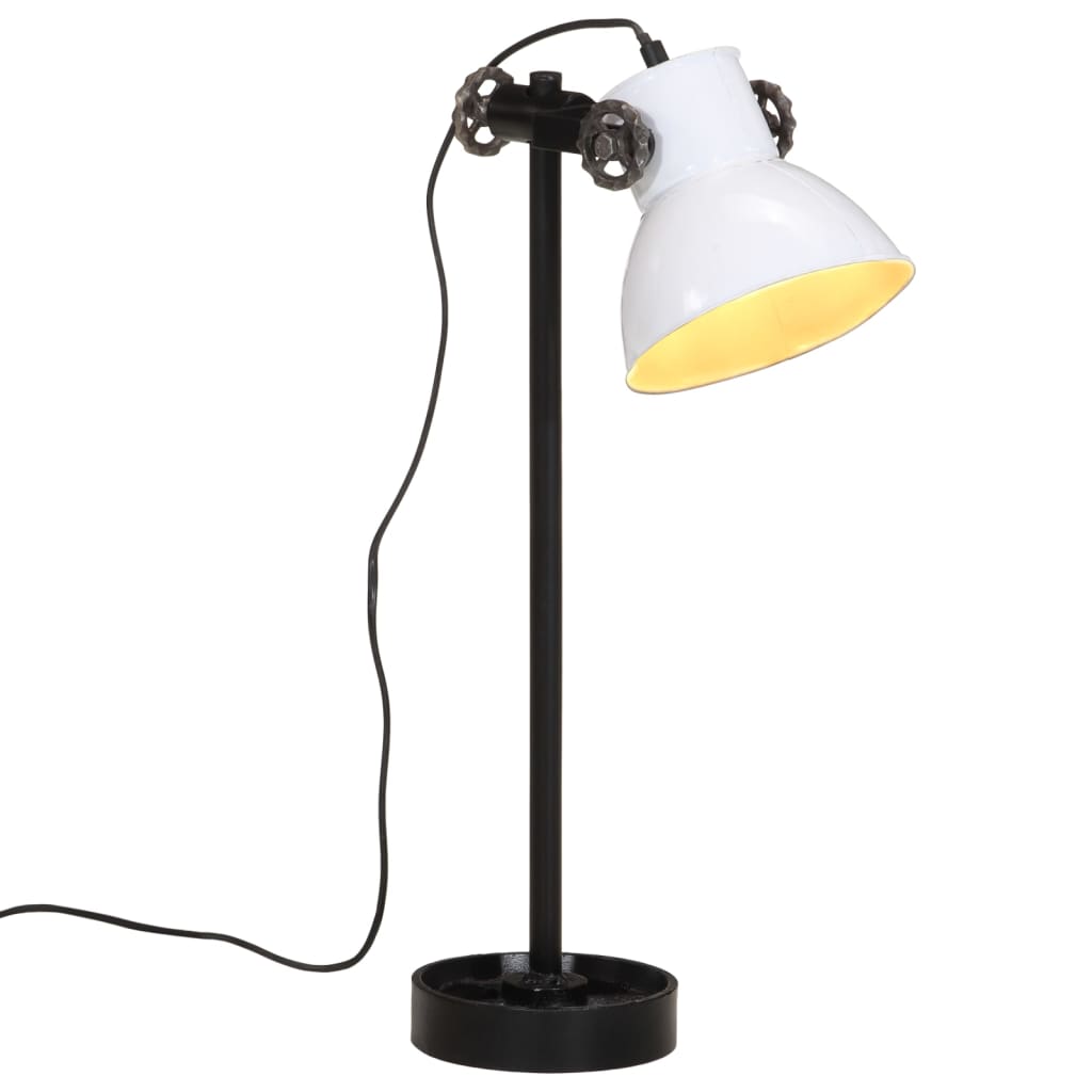 Skrivebordslampe 25 w 15x15x55 cm e27 hvid - number 1.