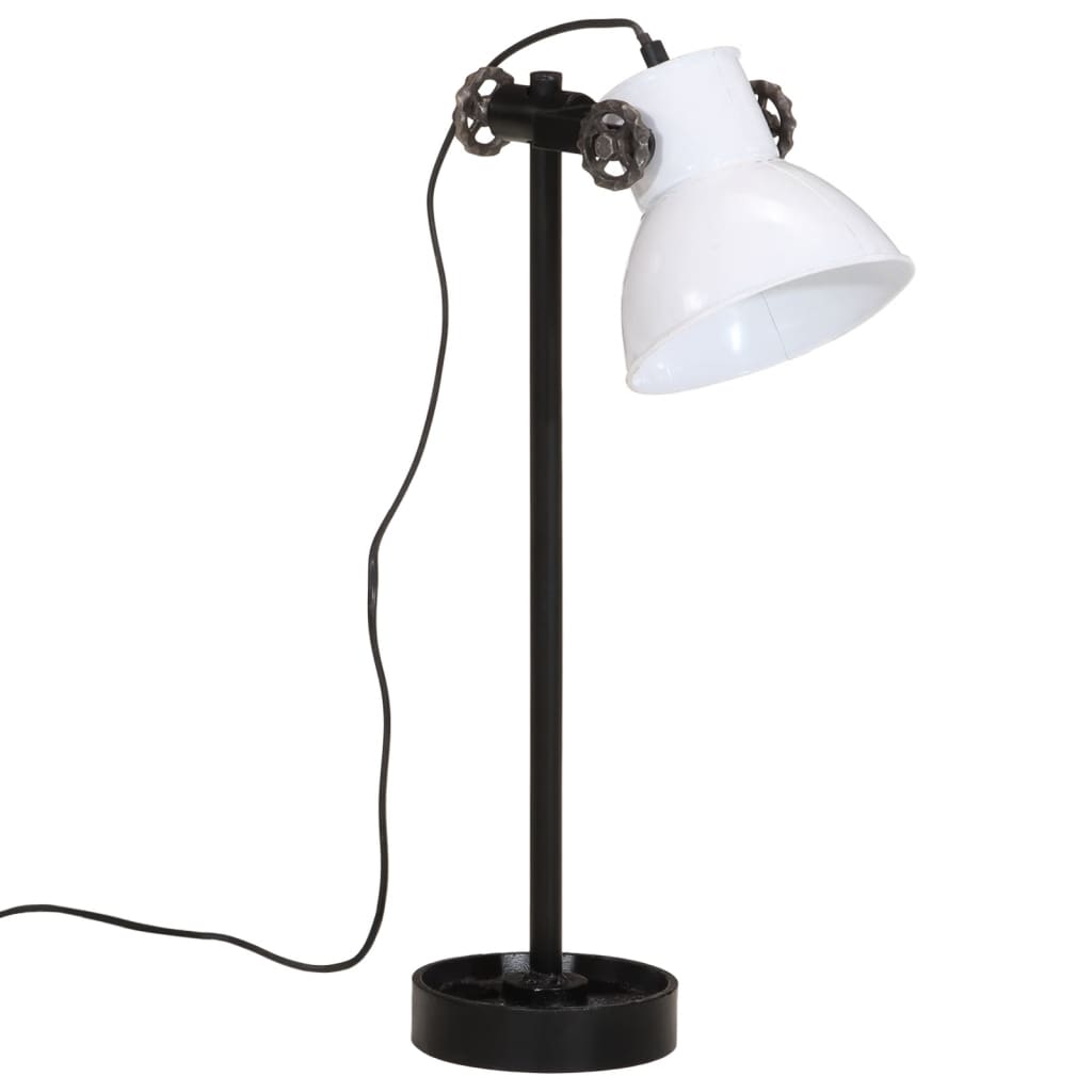 Skrivebordslampe 25 w 15x15x55 cm e27 hvid - number 2.