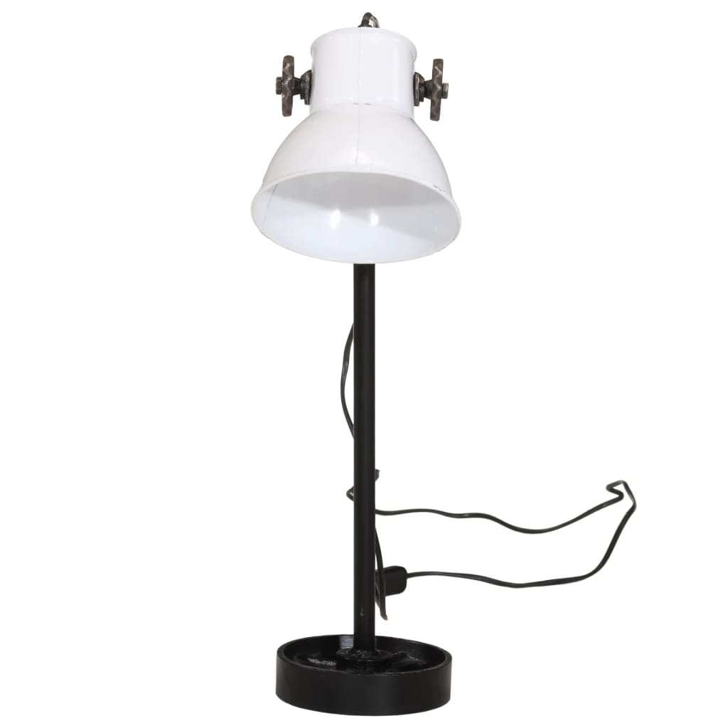 Skrivebordslampe 25 w 15x15x55 cm e27 hvid - number 3.