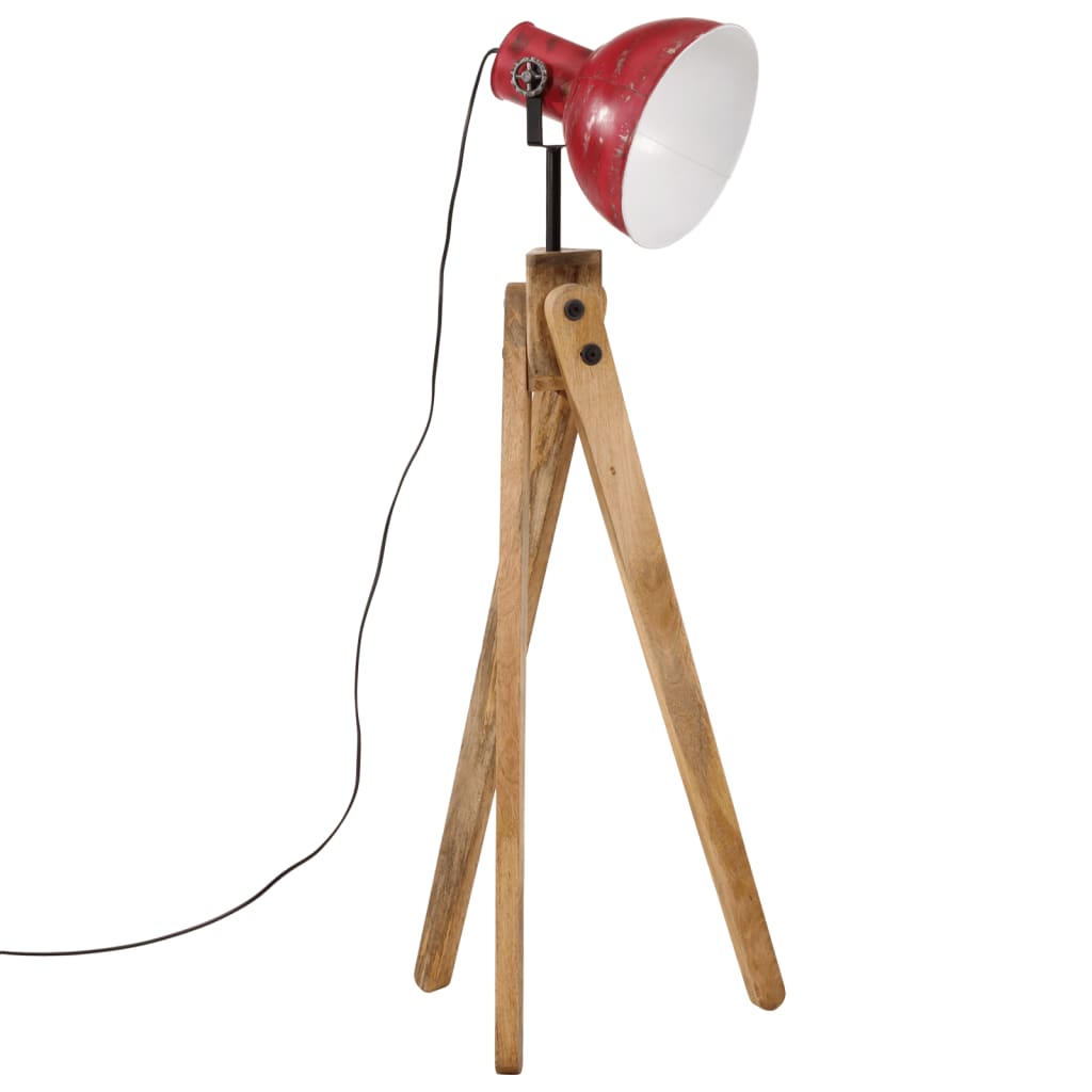 Floor lamp 45x45x120 cm 25 w e27 rustic red - number 2.
