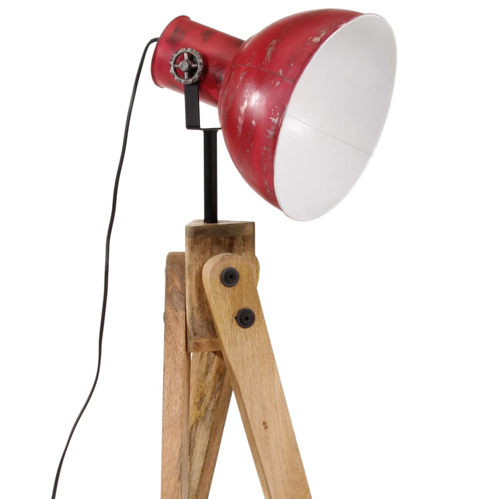 Floor lamp 45x45x120 cm 25 w e27 rustic red - number 7.