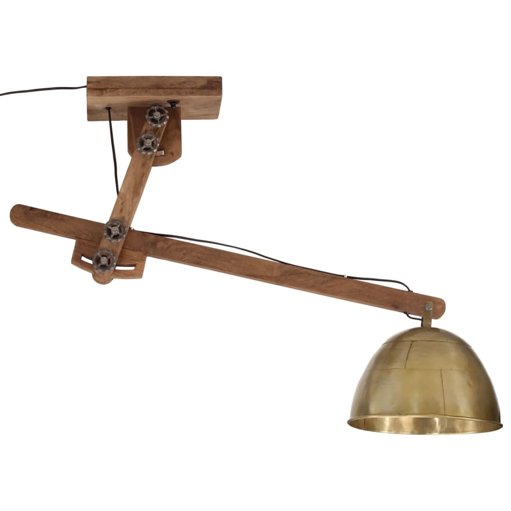 Ceiling lamp 105x30x65-108 cm 25 w e27 antique brass colour - number 3.