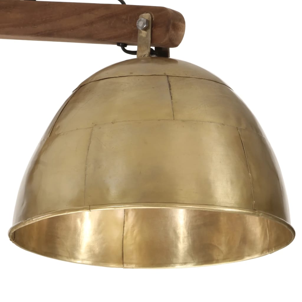 Ceiling lamp 105x30x65-108 cm 25 w e27 antique brass colour - number 5.
