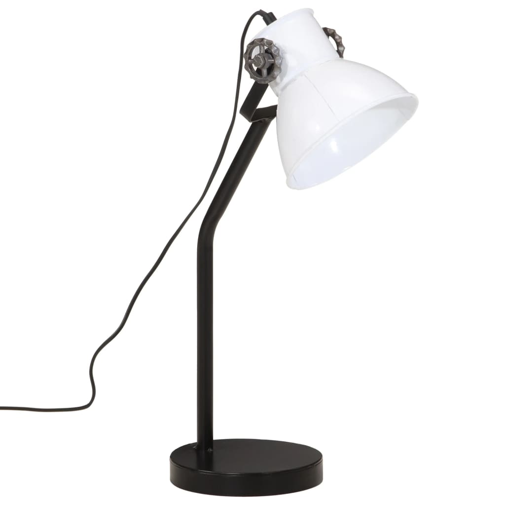 Skrivebordslampe 25 w 17x17x60 cm e27 hvid - number 2.