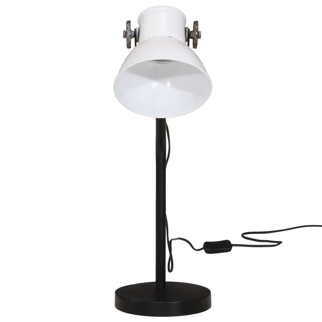 Skrivebordslampe 25 w 17x17x60 cm e27 hvid - number 3.