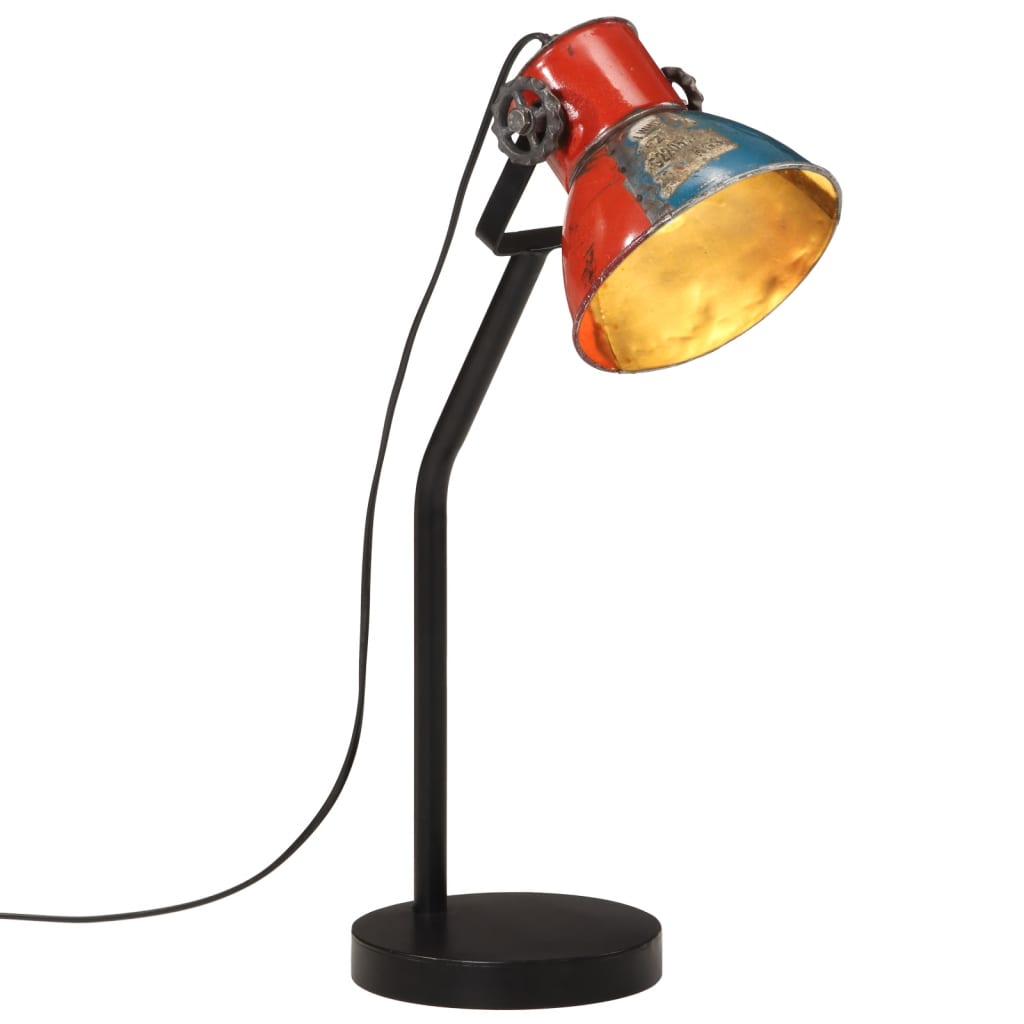 Lampe de bureau 25 w 17x17x60 cm e27 multicolore - number 1.
