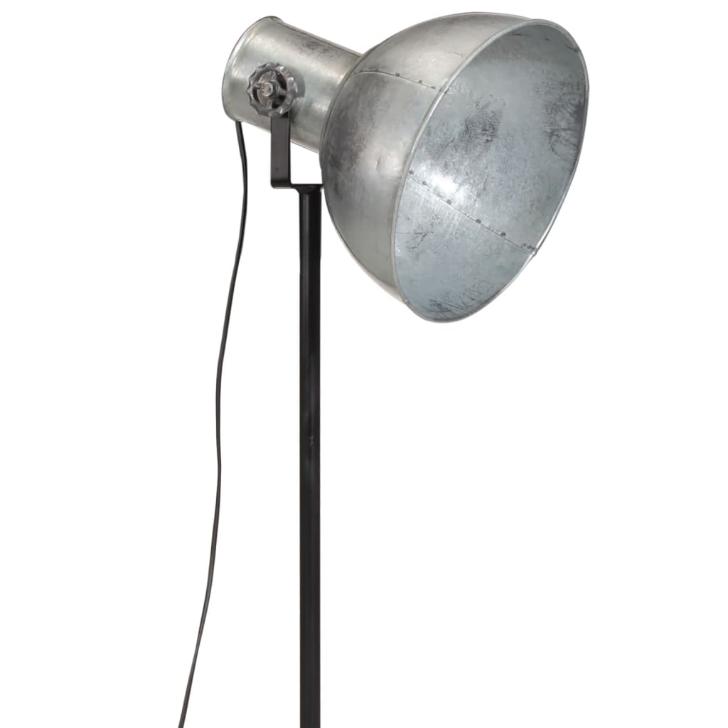 Gulvlampe 75x75x90-150 cm 25 w e27 vintagesølv - number 8.