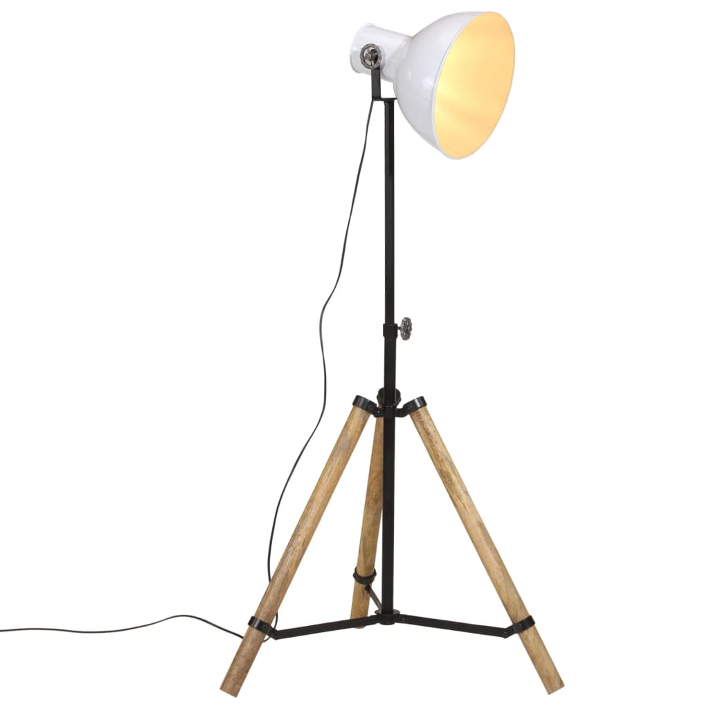Gulvlampe 75x75x90-150 cm 25 w e27 hvid - number 1.