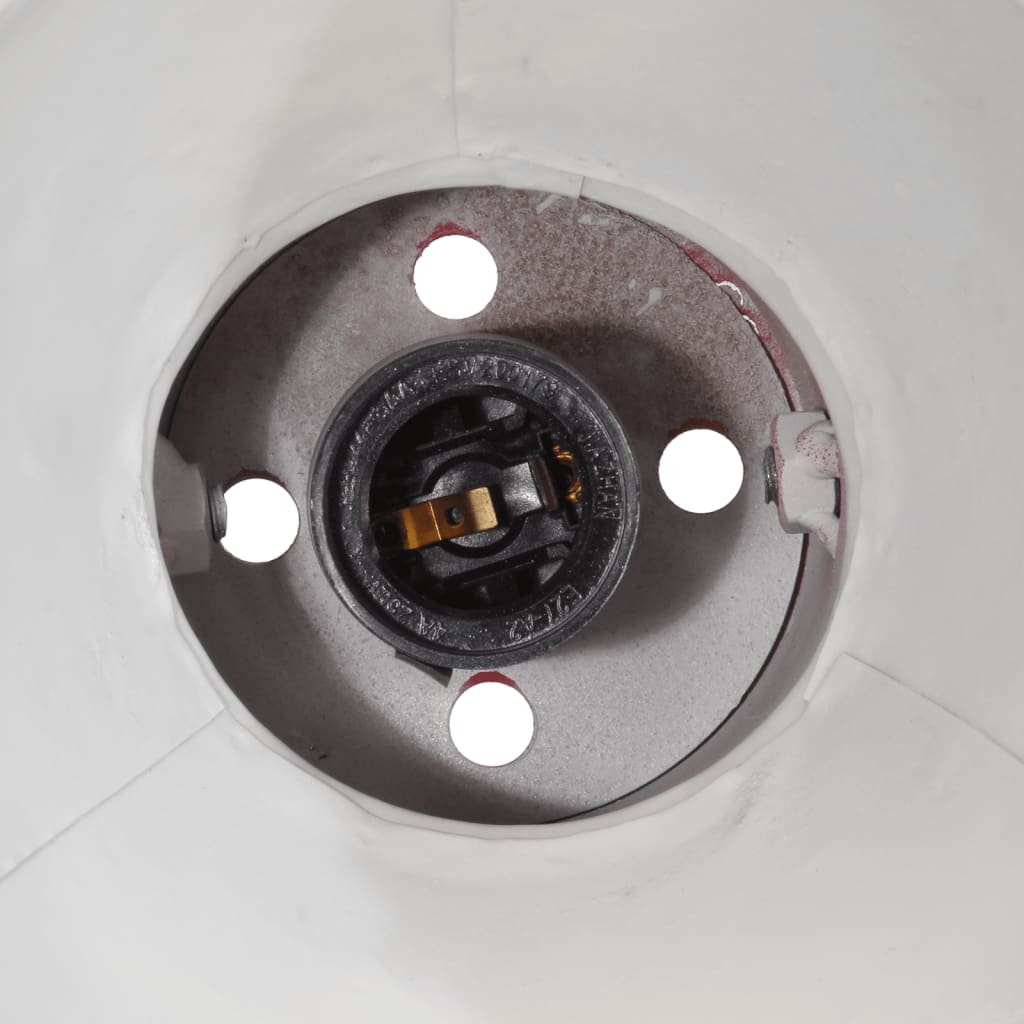 Plafonnier 25 w 50x50x25 cm e27 rustique rouge - number 5.