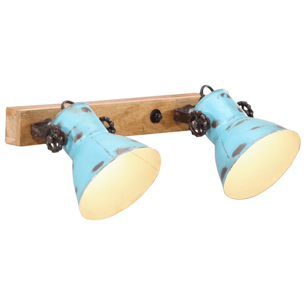 Wall lamp 25 w 45x25 cm e27 rustic blue - number 1.