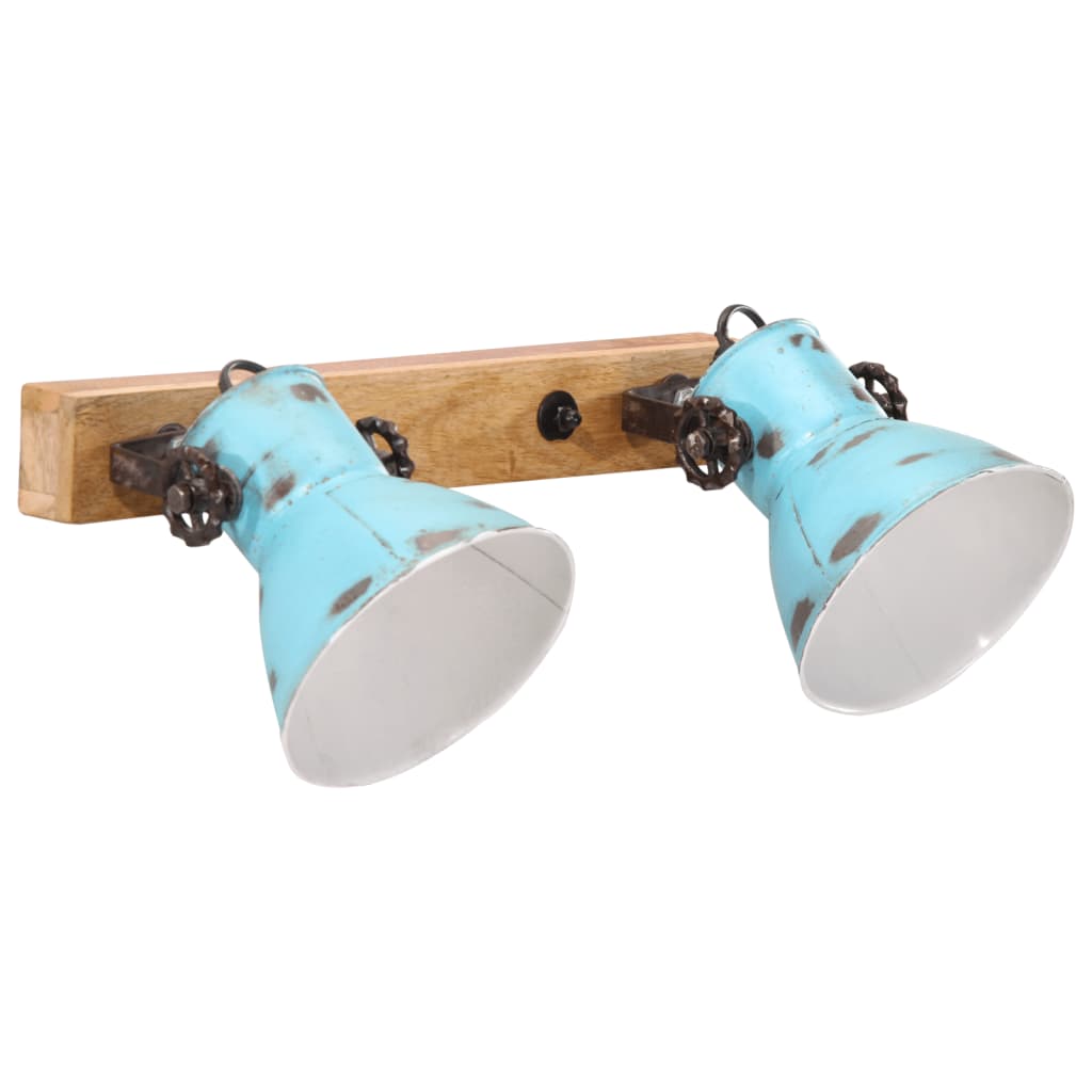 Wall lamp 25 w 45x25 cm e27 rustic blue - number 2.